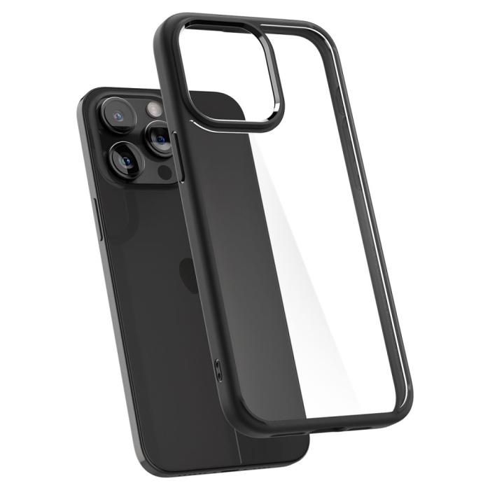 Bild 6, Spigen Spigen iPhone 15 Pro Max Skal Ultra Hybrid Matt Svart - Teknikhallen.se