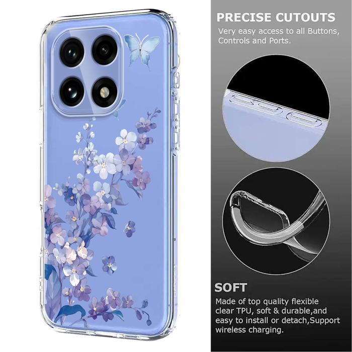 Bild 6,  OnePlus 15 Skal TPU Med Tryck Blommor - Teknikhallen.se