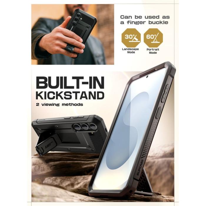Bild 4, Supcase Supcase Samsung Galaxy S25 FE Skal Unicorn Beetle Pro Svart - Teknikhallen.se