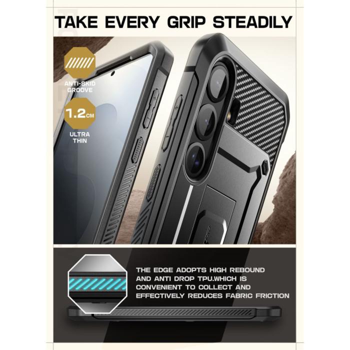 Bild 6, Supcase Supcase Samsung Galaxy S25 FE Skal Unicorn Beetle Pro Svart - Teknikhallen.se