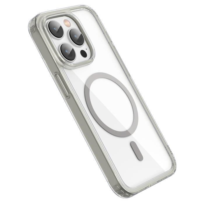 Bild 3, ColorPop ColorPop iPhone 14 Pro Skal CH MagSafe Transparent/Titanium - Teknikhallen.se