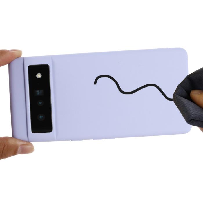 Bild 6,  Google Pixel 7 Skal Liquid Silikon Lila - Teknikhallen.se