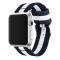  Nylon Armband Med Vertikal Design Apple Watch 41/4 - Teknikhallen.se