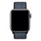  Nylon Armband Med Kardborreband Fäste Apple Watch 42/44/45/49 mm Blå - Teknikhallen.se