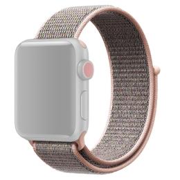  Nylon Loop Armband Justerbart Apple Watch 42/44/45/49 mm Roséguld - Teknikhallen.se