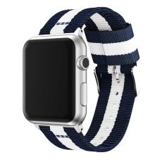  Nylon Armband Med Vertikal Design Apple Watch 42/41/40/38 mm - Teknikhallen.se