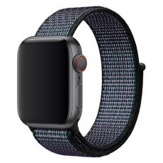  Nylon Armband Med Kardborreband F&auml;ste Apple Watch 42/44/45/46/49 mm - Teknikhallen.se