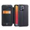 DUX DUCIS iPhone 13 Pro - DUX DUCIS Skin X Shockproof Läder Fodral - Svart - Teknikhallen.se