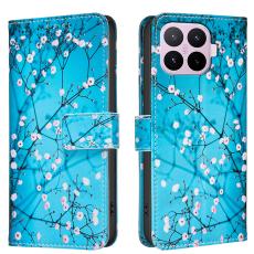  Xiaomi 17T Pro Fodral L&auml;der Plommonblomma Bl&aring; - Teknikhallen.se