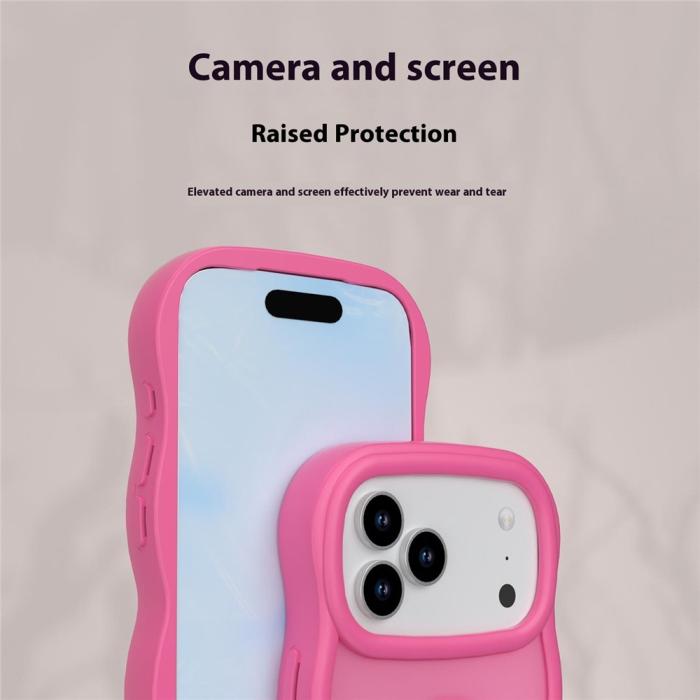 Bild 5,  iPhone 17 Pro Skal MagSafe Wavy Matt Rosa - Teknikhallen.se