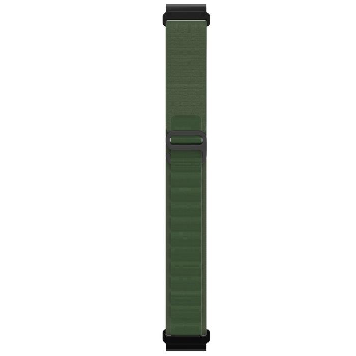 Bild 2,  Klockarmband 26 mm Justerbart Nylon Grön - Teknikhallen.se