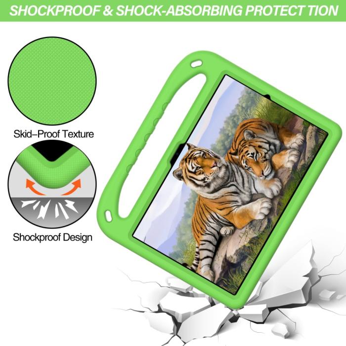Bild 5,  Samsung Galaxy Tab A8 10.5 (2021) Skal EVA Shockproof Grön - Teknikhallen.se