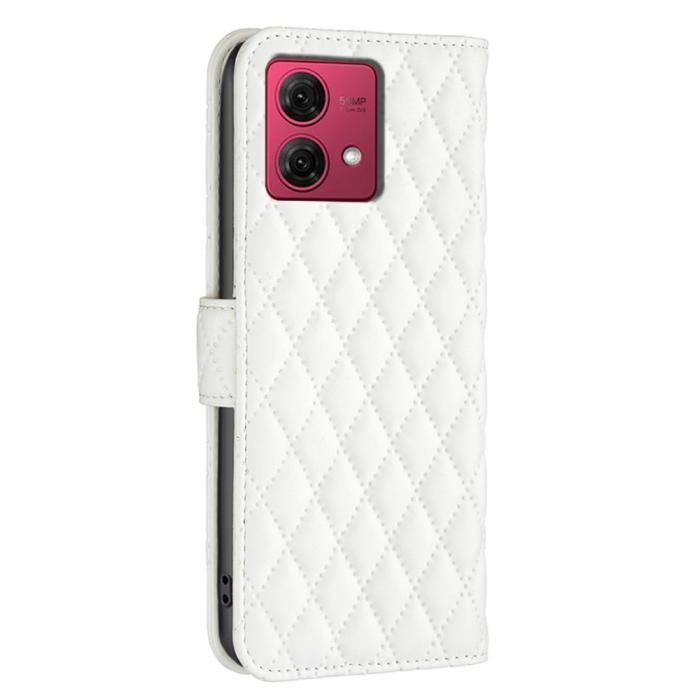 Bild 5,  Motorola Moto G84 5G Fodral Diamond Vit - Teknikhallen.se