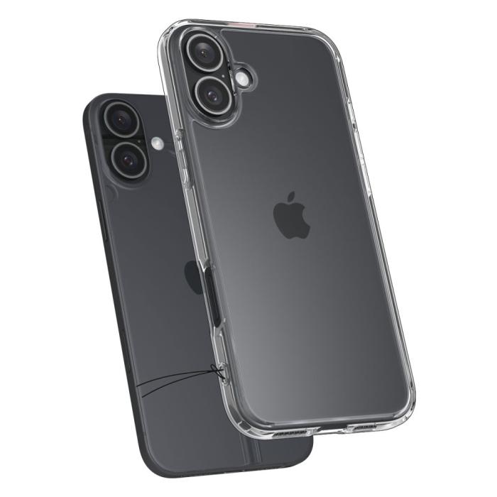 Bild 4, Spigen Spigen iPhone 16 Skal Ultra Hybrid Crystal Clear - Teknikhallen.se
