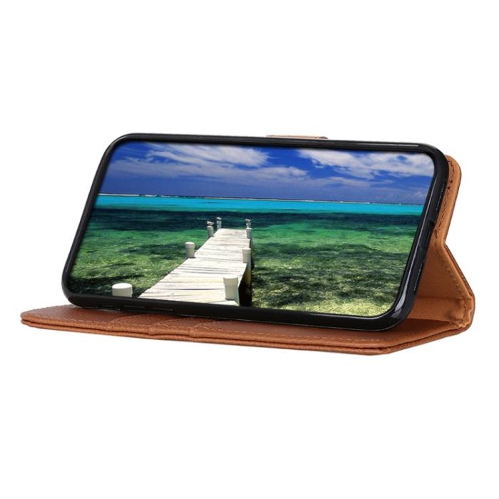 Bild 5, KHAZNEH KHAZNEH Xiaomi 12 Pro Fodral Läder Brun - Teknikhallen.se