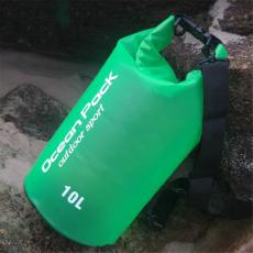  10L Genomskinlig Dry Bag Vattent&auml;t Sj&ouml;s&auml;ck / Packp&aring;se Gr&ouml;n - Teknikhallen.se