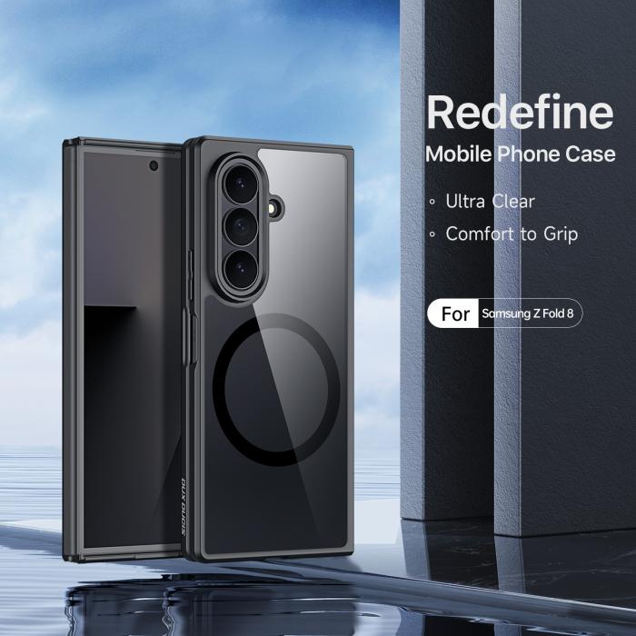 Bild 3, DUX DUCIS DUX DUCIS Samsung Galaxy Z Fold 8 Ultra Skal Aimo MagSafe TPU - Teknikhallen.se