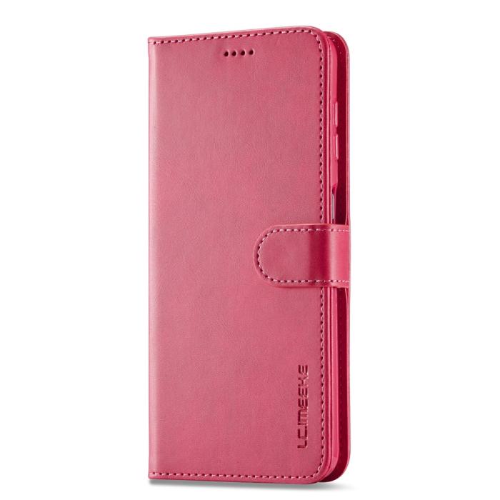 Bild 2, LC.IMEEKE LC.IMEEKE Samsung Galaxy A04s / A13 5G Fodral Läder Röd/Rosa - Teknikhallen.se