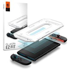 Spigen Spigen Nintendo Switch 2 2-PACK Sk&auml;rmskydd GLAS.tR "Ez Fit" - Teknikhallen.se