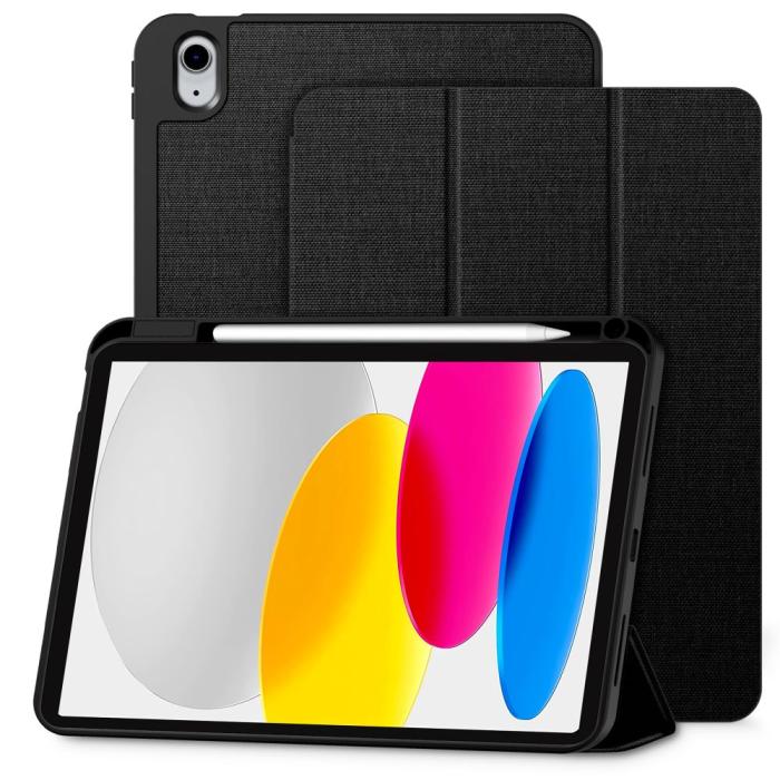 Bild 2, Tech-Protect Tech-Protect iPad 11 2025 / 10.9 2022 Fodral SmartCase Canvas - Teknikhallen.se
