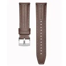  Klockarmband 22 mm &Auml;kta L&auml;der M&ouml;rk Brun - Teknikhallen.se