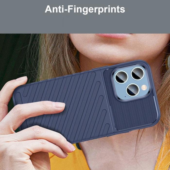 Bild 5,  iPhone 14 Plus Skal Twill Textur Blå - Teknikhallen.se