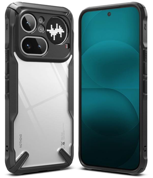 Bild 2, Ringke Ringke Nothing Phone 4a Pro Skal Fusion X Svart - Teknikhallen.se