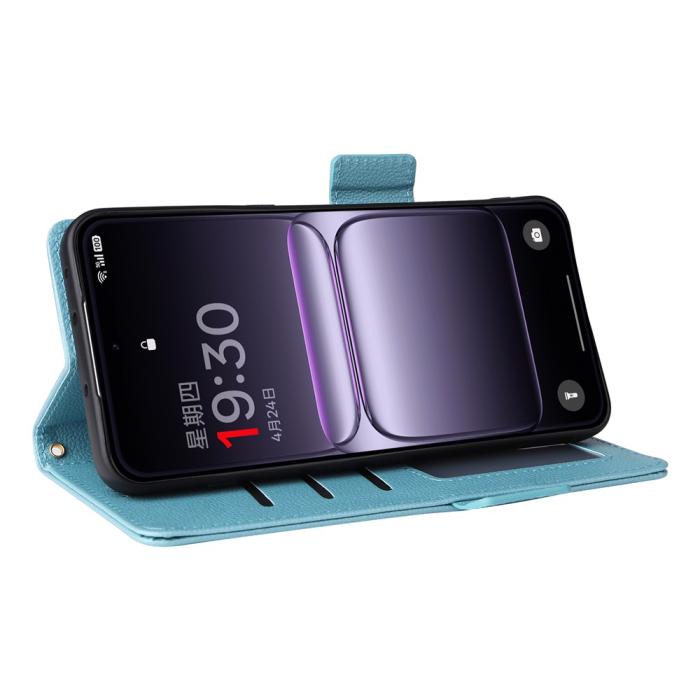 Bild 3,  OnePlus Nord 5 5G Fodral Litchi Läder Blå - Teknikhallen.se