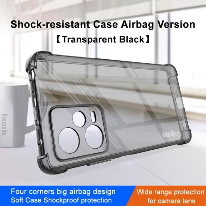 Bild 3, IMAK IMAK Xiaomi Redmi Note 12 Pro 5G Skal Shockproof TPU Tonad Svart - Teknikhallen.se