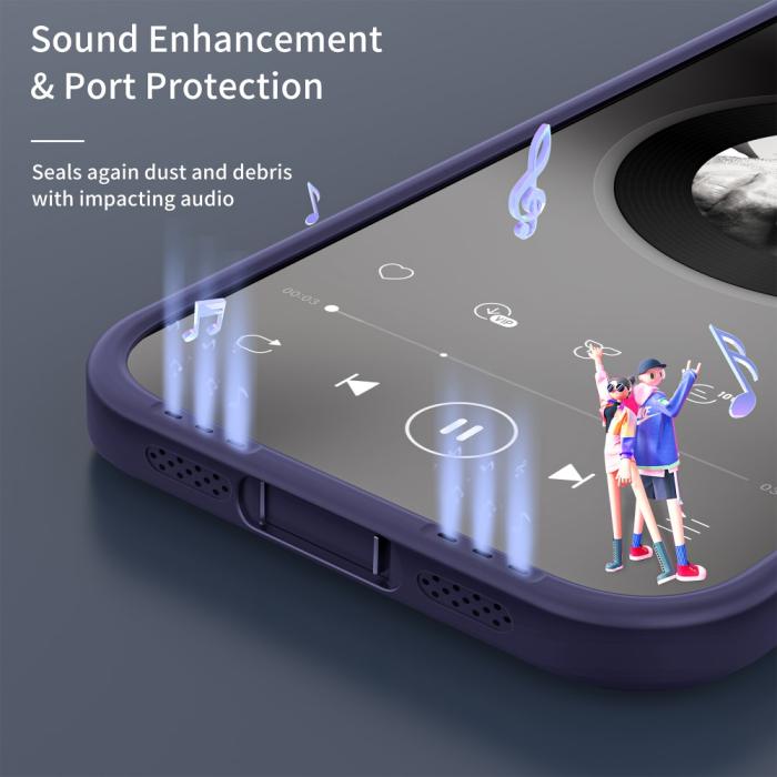 Bild 5, LEEU DESIGN LEEU DESIGN iPhone 15 Skal Hybrid Matt Blå - Teknikhallen.se
