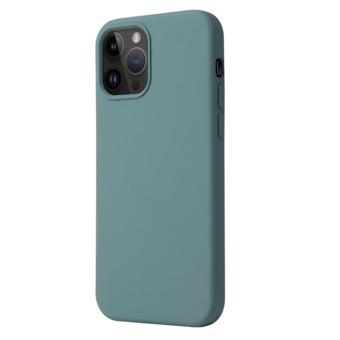 Bild 2,  iPhone 15 Pro Max Skal Liquid Silikon Tall Grön - Teknikhallen.se