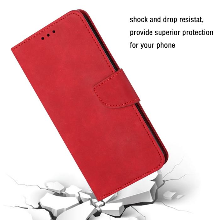 Bild 4,  Samsung Galaxy S23 Ultra Fodral Läder Röd - Teknikhallen.se