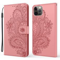  iPhone 13 Pro - Flower Mandala L&auml;der Fodral - Ros&eacute;guld - Teknikhallen.se