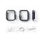 Ringke Ringke Apple Watch 7/8 45 mm Skal 2-PACK Slim Transparent/Blå - Teknikhallen.se