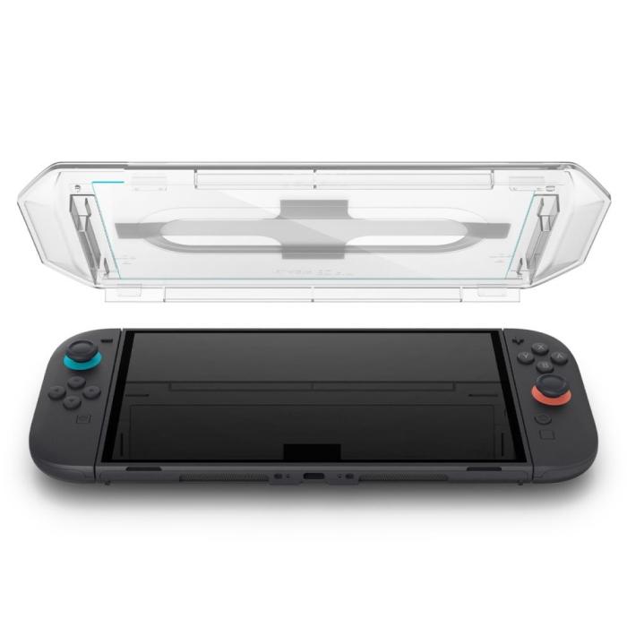 Bild 5, Spigen Spigen Nintendo Switch 2 2-PACK Skärmskydd GLAS.tR 