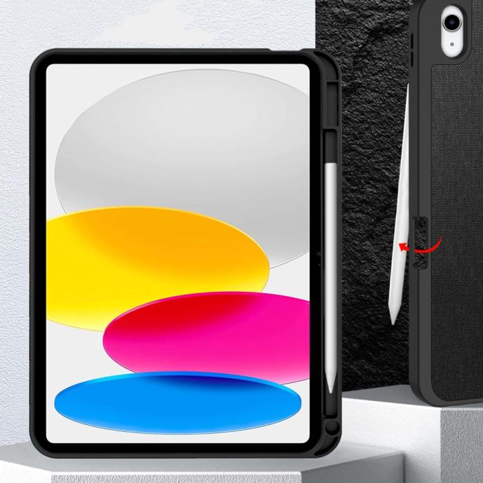 Bild 6, Tech-Protect Tech-Protect iPad 11 2025 / 10.9 2022 Fodral SmartCase Canvas - Teknikhallen.se