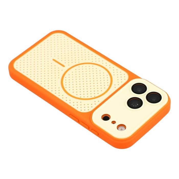 Bild 4,  iPhone 18 Pro / 17 Pro Skal MagSafe Ventilerat Orange - Teknikhallen.se