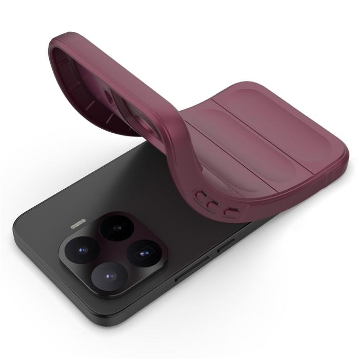 Bild 4,  Xiaomi 17T Pro Skal TPU Magic Shield Vin Röd - Teknikhallen.se
