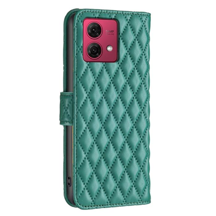 Bild 5,  Motorola Moto G84 5G Fodral Diamond Grön - Teknikhallen.se