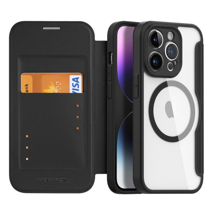 Bild 2, DUX DUCIS DUX DUCIS iPhone 14 Pro Fodral MagSafe Skin X Pro Svart - Teknikhallen.se