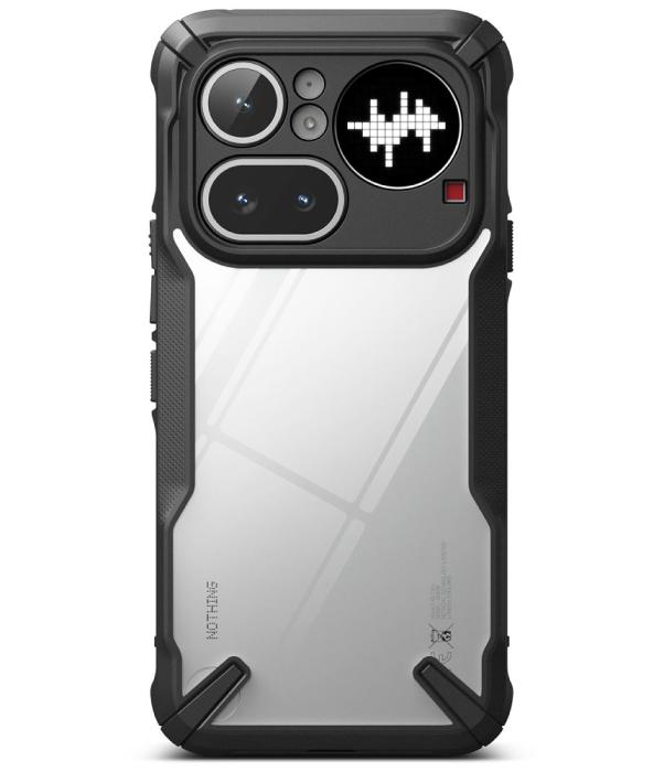 Bild 3, Ringke Ringke Nothing Phone 4a Pro Skal Fusion X Svart - Teknikhallen.se