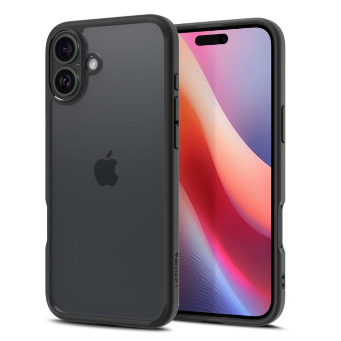 Bild 2, Spigen Spigen iPhone 16 Skal Ultra Hybrid Matt Svart - Teknikhallen.se
