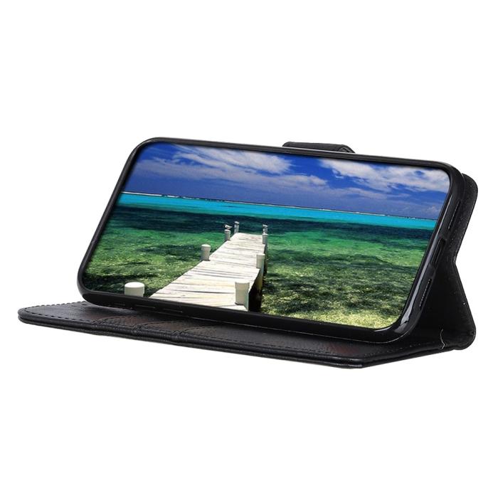 Bild 3, KHAZNEH KHAZNEH OnePlus Nord 2T 5G Fodral Läder Svart - Teknikhallen.se