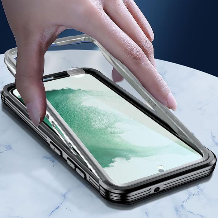 Bild 4,  Samsung Galaxy S24 Plus 360° Shockproof Hybrid Skal Transparent - Teknikhallen.se