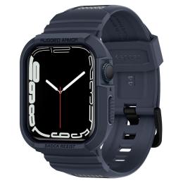 Spigen Spigen Apple Watch 44/45 mm Skal/Armband Rugged Armor 'Pro' Charcoal Grey - Teknikhallen.se