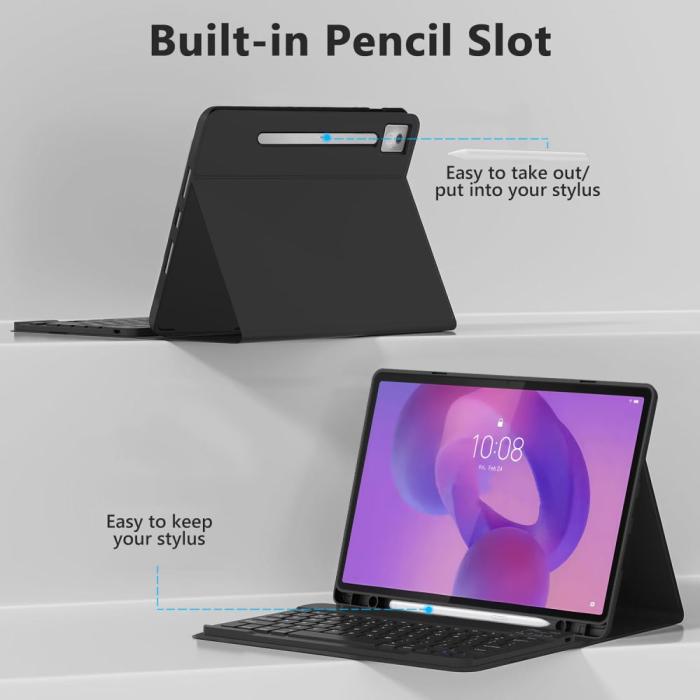 Bild 5, Tech-Protect Tech-Protect Lenovo Idea Tab Pro Fodral SC Tangentbord Svart - Teknikhallen.se