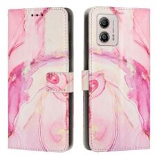  Motorola Moto G73 5G Fodral Marmor Ros&eacute;guld - Teknikhallen.se