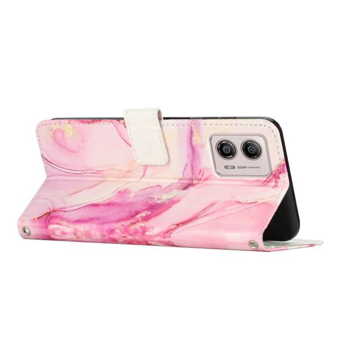 Bild 3,  Motorola Moto G73 5G Fodral Marmor Roséguld - Teknikhallen.se