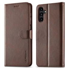 LC.IMEEKE LC.IMEEKE Samsung Galaxy A04s / A13 5G Fodral L&auml;der Brun - Teknikhallen.se