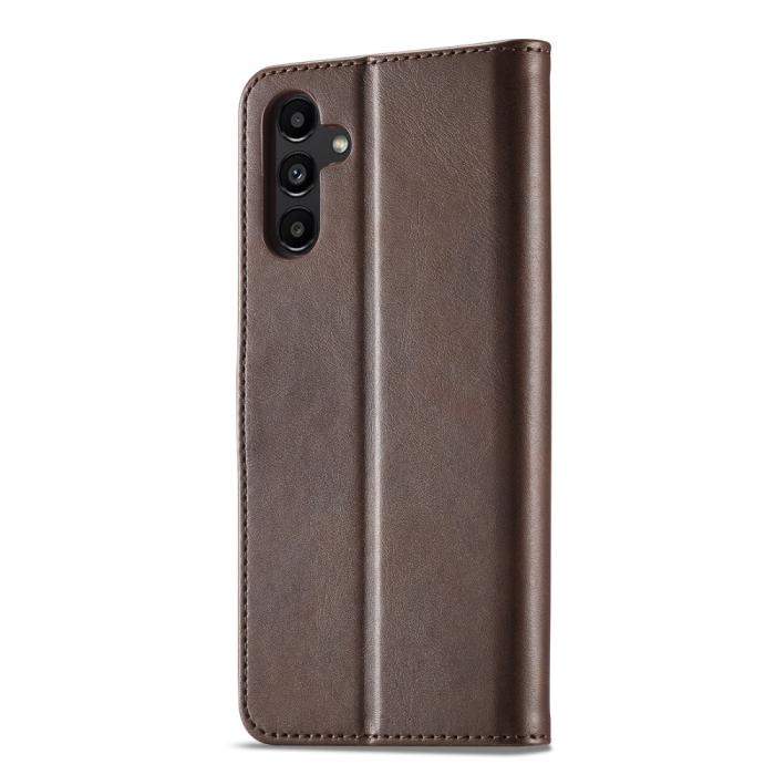 Bild 3, LC.IMEEKE LC.IMEEKE Samsung Galaxy A04s / A13 5G Fodral Läder Brun - Teknikhallen.se
